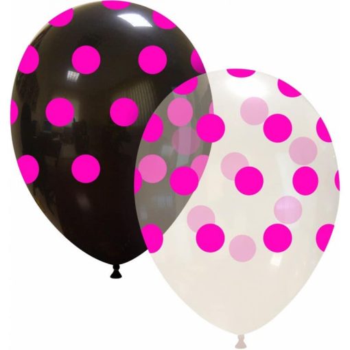Palloncini stampa globo grande pois rosa neon edizione limitata