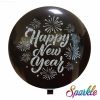 Palloncini natalizi happy new year sparkle