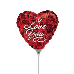 Palloncini amore - i love you rose cuore minishape (9”)