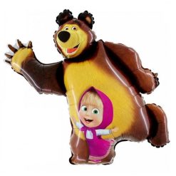 Palloncini mylar Personaggi L orso e Masha SuperShape (35”)