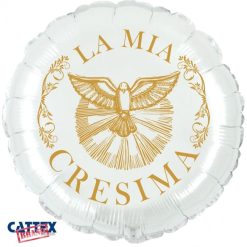 Palloncini mylar religiosi La mia Cresima (18”)