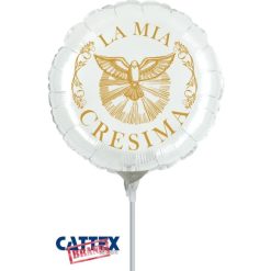 Palloncini mylar religiosi La mia Cresima Minishape (9”)