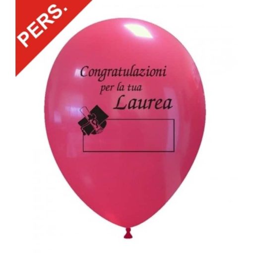 Palloncini scolastico laurea personalizzabile