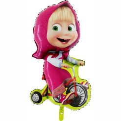 Palloncini mylar Personaggi Masha Bicicletta SuperShape (39”)