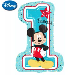Palloncini mylar Personaggi Mickey 1st Birthday XL® SuperShapes™ (35”)