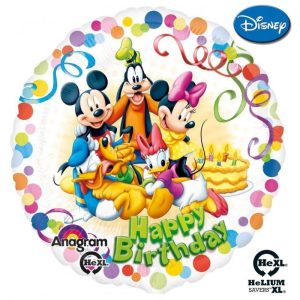 Palloncini mylar Personaggi Mickey & Friends Birthday Party HeXL® (18”)