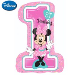 Palloncini compleanno Minnie 1st Birthday XL® SuperShapes™ (35”)