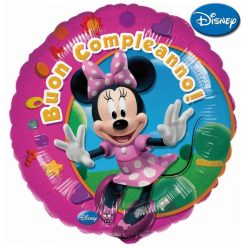 Palloncini mylar Personaggi Minnie Buon Compleanno XL® (18”)