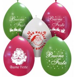 Palloncini natalizi - mix di natale (un colore)