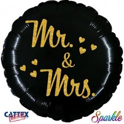 Palloncini Sposi - Mr. & Mrs. Sparkle (18”)