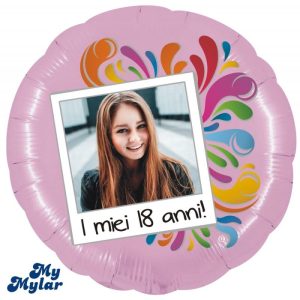 Palloncini compleanno MyMylar - 18 Anni Foto Supershape (36”)