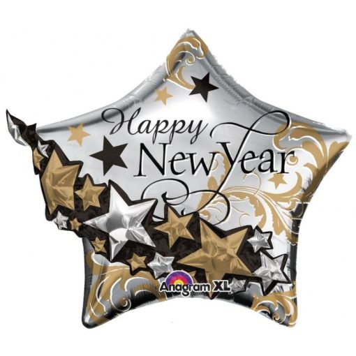 Palloncini natalizi new year 3d stella multi balloon xl® 32