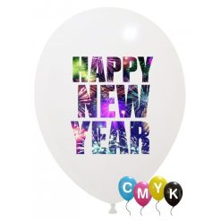 Palloncini natalizi - new year - full color (cmyk)