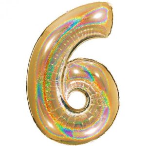 Palloncini numeri maxi - Numero 6