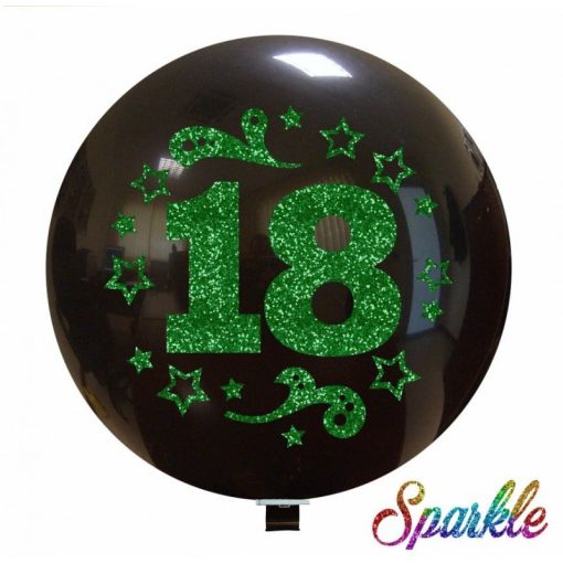 Palloncini Compleanno Numero 18 Sparkle