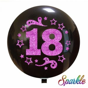 Palloncini Compleanno - Numero 18 (Sparkle)