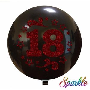 Palloncini Compleanno - Numero 18 (Sparkle)