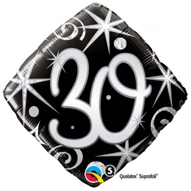 Palloncini compleanno 30 BIrthday Diamante 18