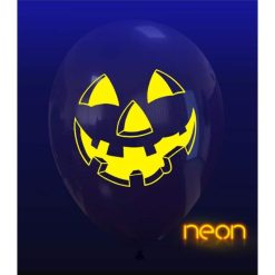 Palloncini halloween Faccia Zucca Neon
