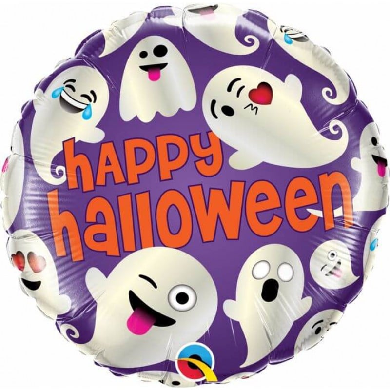 Palloncini halloween Fantasmi Emoji (18")