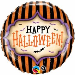 Palloncini halloween Halloween a Strisce (18")