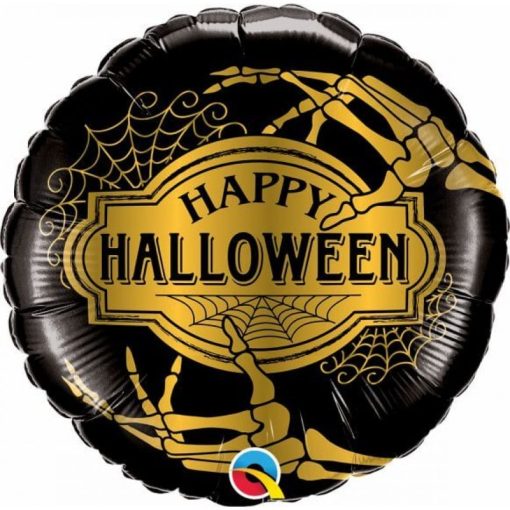 Palloncini halloween Scheletro Dorato 18