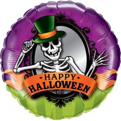 Palloncini halloween Scheletro Nello Specchio (18")