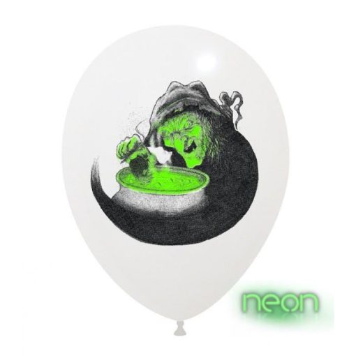 Palloncini halloween Strega Neon 2 Colori