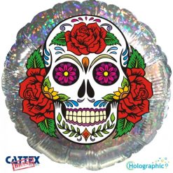 Palloncini halloween Sugar Skull (18”)