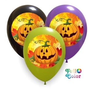 Palloncini halloween Zucca - Full Color (CMYK)
