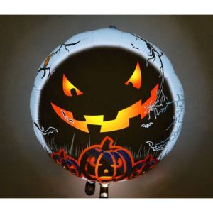 Palloncini halloween Zucca LED (25")
