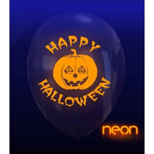 Palloncini halloween Zucca Neon