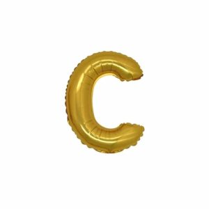 Palloncini lettere mylar piccole -Lettera C