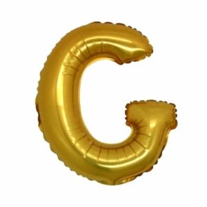 Palloncini lettere mylar medie -Lettera G