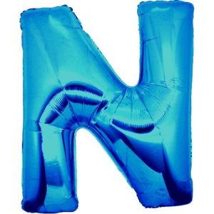 Palloncini lettere mylar maxi -Lettera N