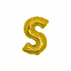 Palloncini lettere mylar piccole -Lettera S