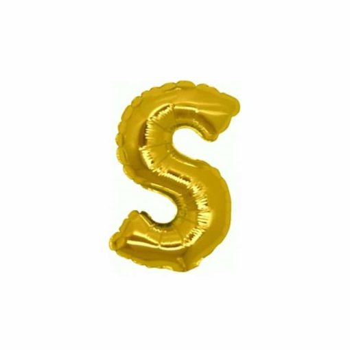 Palloncini lettere mylar piccole Lettera S