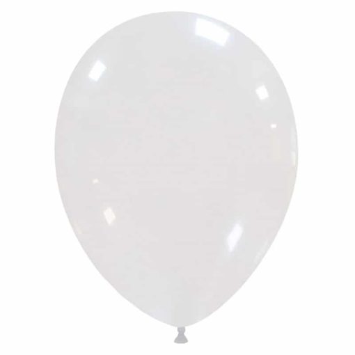 Palloncini lisci 10 Cristallo