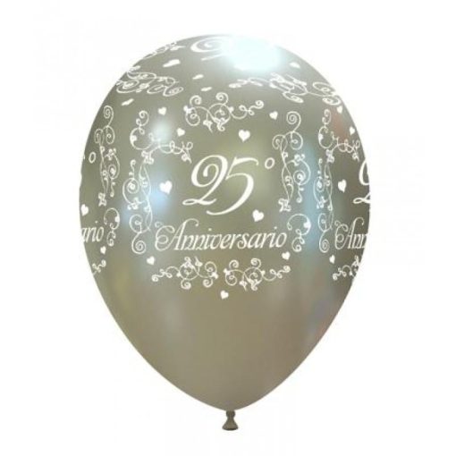 Palloncini matrimonio 25° Anniversario elegante