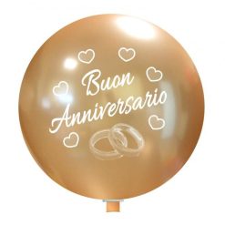 Palloncini matrimonio Buon Anniversario Anelli