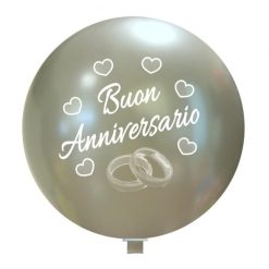 Palloncini matrimonio Buon Anniversario Anelli