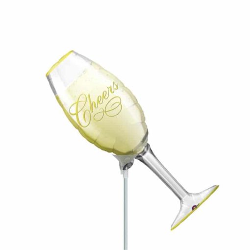 Palloncini matrimonio Champagne Cheers MiniShape 14