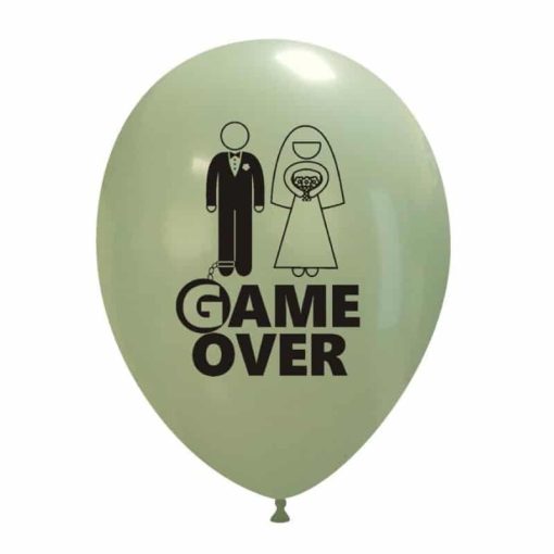 Palloncini matrimonio Game Over