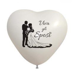 Palloncini matrimonio Silhouette Sposi