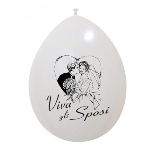 Palloncini matrimonio Sposi