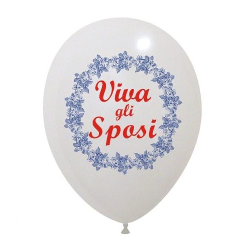 Palloncini matrimonio Viva gli Sposi Ghirlanda