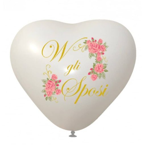 Palloncini matrimonio W gli Sposi 4 Colori