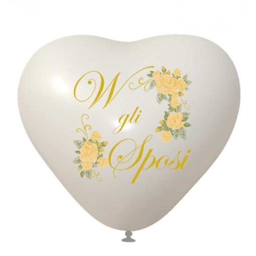 Palloncini matrimonio W gli Sposi 4 Colori