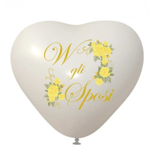 Palloncini matrimonio W gli Sposi 4 Colori