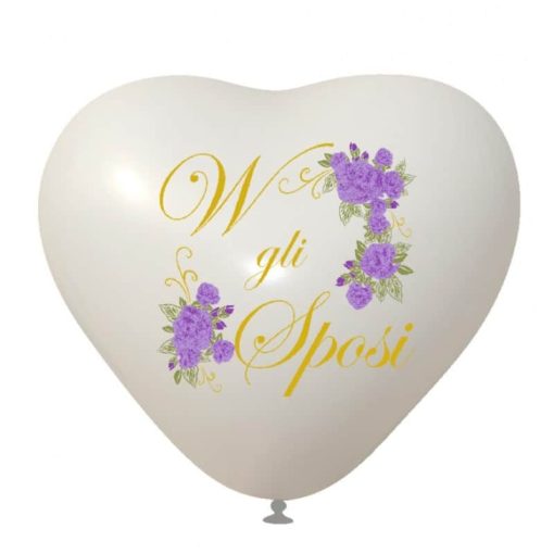 Palloncini matrimonio W gli Sposi 4 Colori